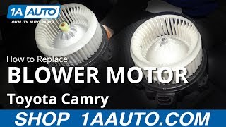 How to Replace Blower Motor 11-17 Toyota Camry