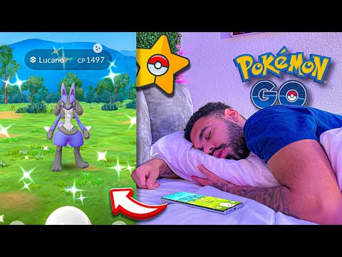 PEGANDO ✨SHINY✨ENQUANTO DURMO... EXTRAÍ 100% DO PODER DO PGSHARP!! 🤯 #pokemongo