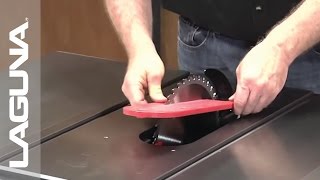 Fusion Tablesaw Setup - Install Riving Knife and Blade Guard -Part 8 of 18