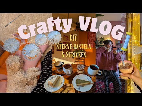 CRAFTY VLOG ✨ DIY Sterne, stricken & Ikea
