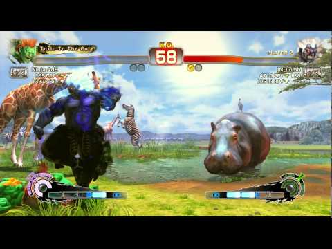 USFIV~ Oni (IND Omh) vs  Blanka (Ninja AdE) HD