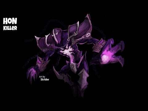 HoN Soulstealer Gameplay - Immortal - 2x Quad Kill - Raven Soulstealer - AkuM4 - 1928 MMR