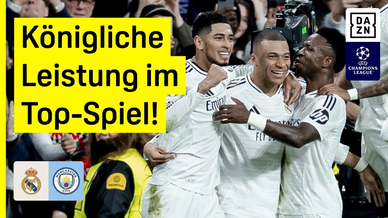 Real Madrid - Manchester City | UEFA Champions League | DAZN Highlights