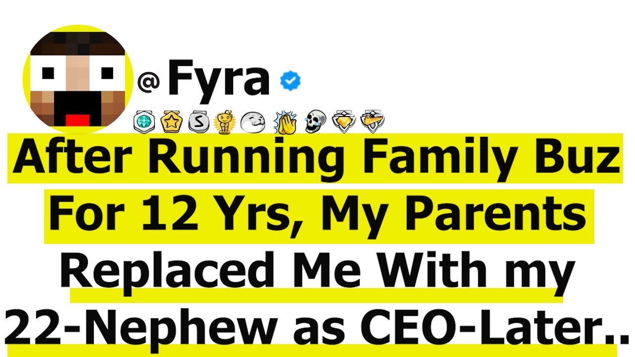 After Running Family Business for 12 Years My Parents REPLACED Me with My 22-Year-Old Nephew as CEO!