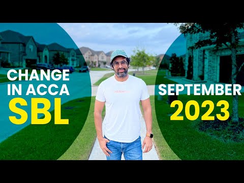 ACCA SBL Changes .. September 2023