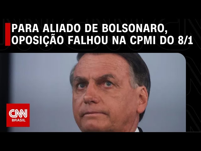 Para aliado de Bolsonaro, oposição falhou na CPMI do 8 de janeiro | CNN 360º