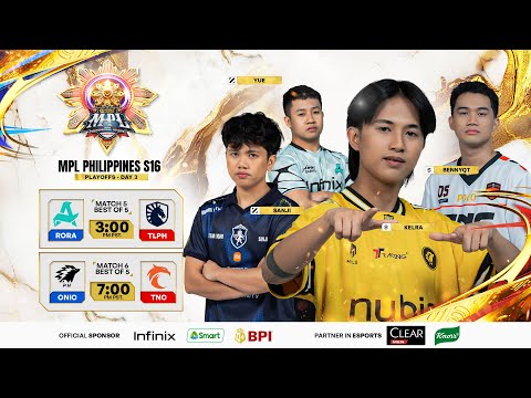 🔴 LIVE | MPL PH S16 | ENGLISH - PLAYOFFS DAY 3