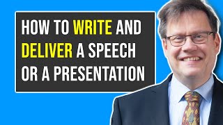 How to write and deliver a speech or a presentation: For beginners