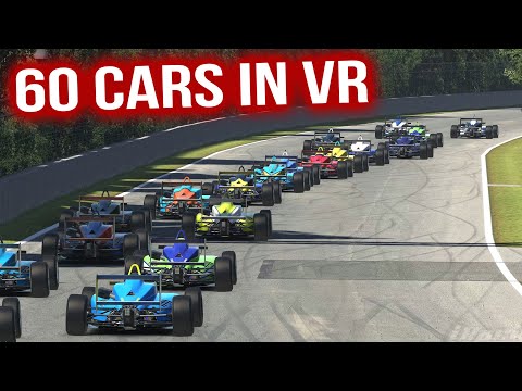 Racing Against *60* AI Cars In VR (vs F1 22 VR)
