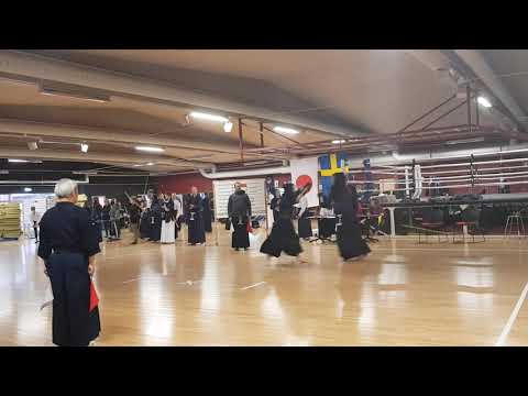 Kendo SM 2018. Rubensson [R] - Wiman [W]