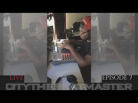 Finger Drumming : CityTheBeatMaster Making A Beat - Master of the MPC Episode 7 "Live Stream"