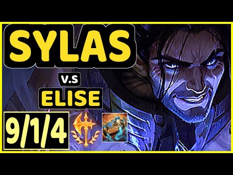 BONO (SYLAS) vs ELISE - 9/1/4 KDA JUNGLE CHALLENGER GAMEPLAY - KR