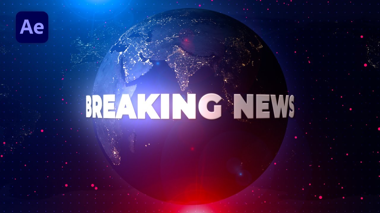 BREAKING NEWS Intro – After Effects Tutorial