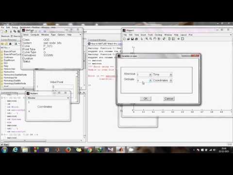 MATCONT :-Saddle Node Bifurcation(1-D)