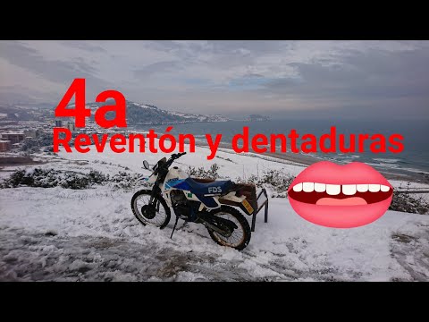 4ª DERBI por NIEVE | De MENSAJERO en FDS con RUEDA REVENTADA, RECOGEMOS DENTADURAS