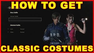 Resident Evil 2: How to Unlock Classic Costumes & Outfits (2019 Remake)