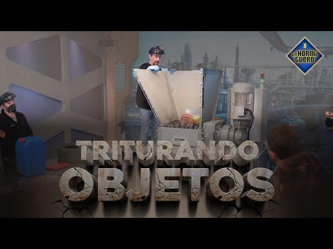 DESTRUCCIÓN TOTAL - Ponemos a prueba la fuerza de una trituradora - El Hormiguero