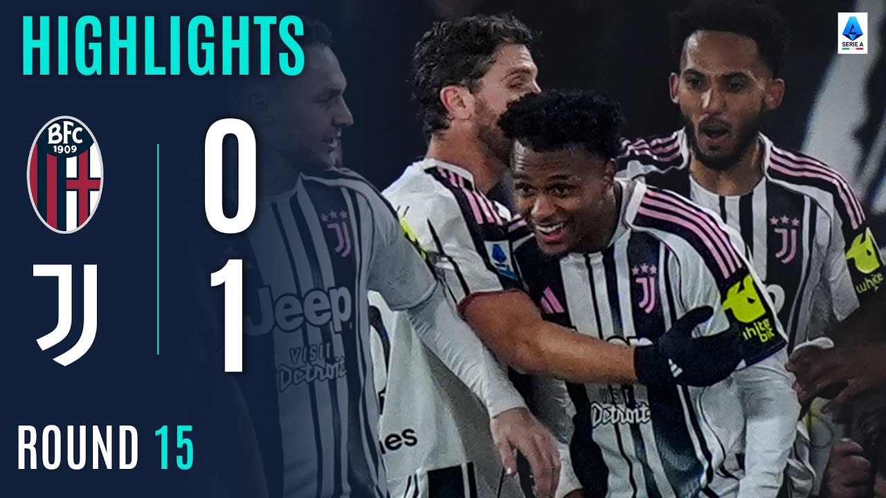 BOLOGNA-JUVENTUS 0-1 | HIGHLIGHTS | Cabal takes the win with a header | SERIE A 2025/26
