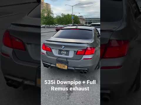 2013 f10 535i stage 2 400hp Downpipes + full Remus exhaust