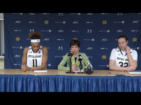 @ndwbb | Post-Game Press Conference vs. Western Kentucky (2018)