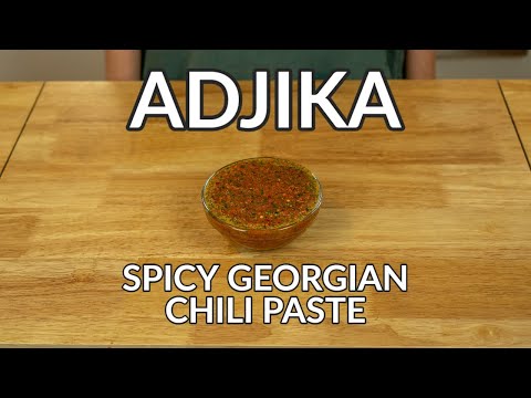 Adjika-Rezept: Einzigartige SCHARFE georgische Chilipaste