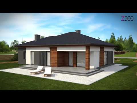 Z375 - Gotowy projekt domu parterowego w tradycyjnym stylu do 110 m2