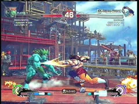 SSF4AE: Blanka (MAXGIMOTO) vs. Vega (brokkenG)   SD