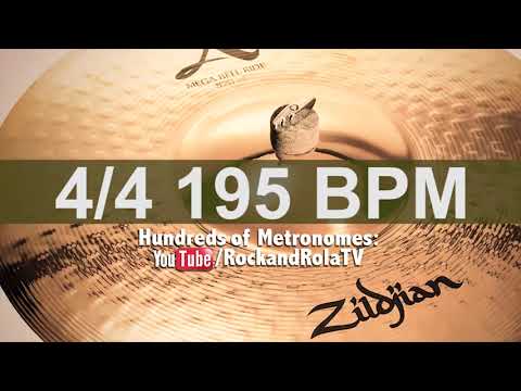 🔴 195 BPM Ride Metronome