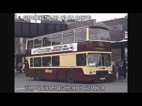 LIVERPOOL BUSES  DEC 1989