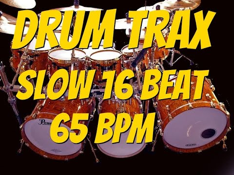 Drum Trax Slow 16 Beat 65 BPM