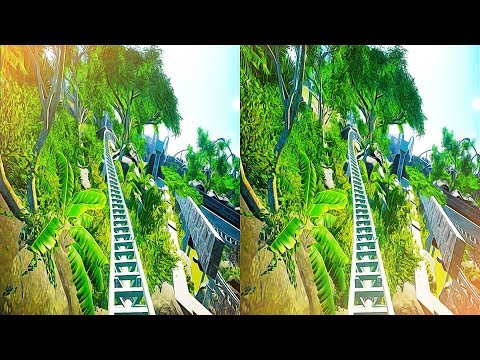 3D Roller Coaster 13 VR Videos 3D SBS [ VR Cardboard Experience] montanha russa realidade virtual