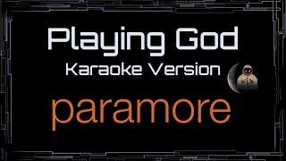 Paramore • Playing God (CC Karaoke / Instrumental)