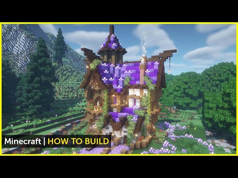 Minecraft How to Build a Fantasy Wizard House (Tutorial)