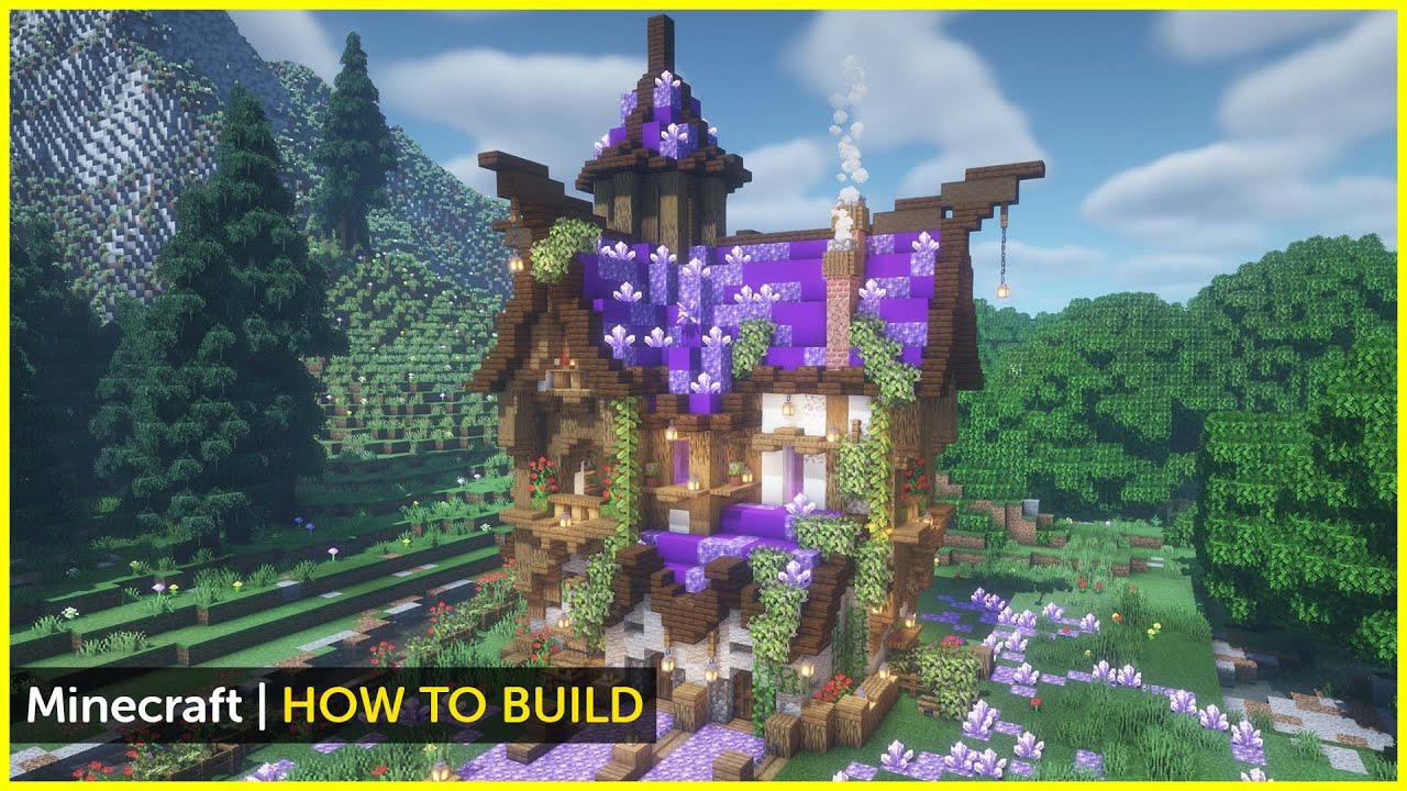 Minecraft How to Build a Fantasy Wizard House (Tutorial) - Minecraft ...