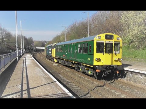 Class 37 No. 37418 + Sallon Car No. 975025 'Caroline' at Heworth  -  4th April 2023