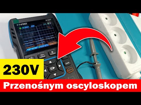 230V przenośnym oscyloskopem - można?