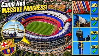 New Camp Nou Looks Incredible! Huge Facade Progress & Roof Update || July 2026