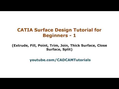 CATIA Tutorials for Beginners 1