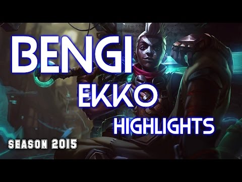 SKT T1 Bengi - Ekko Jungle - Highlights - Korean SoloQ - Season 2015 - League of Legends