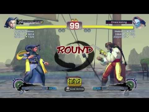 PsychicGoddesss(Rose) Vs thekingIGNORED(Vega) SSf4 AE 2012 Ranked Match