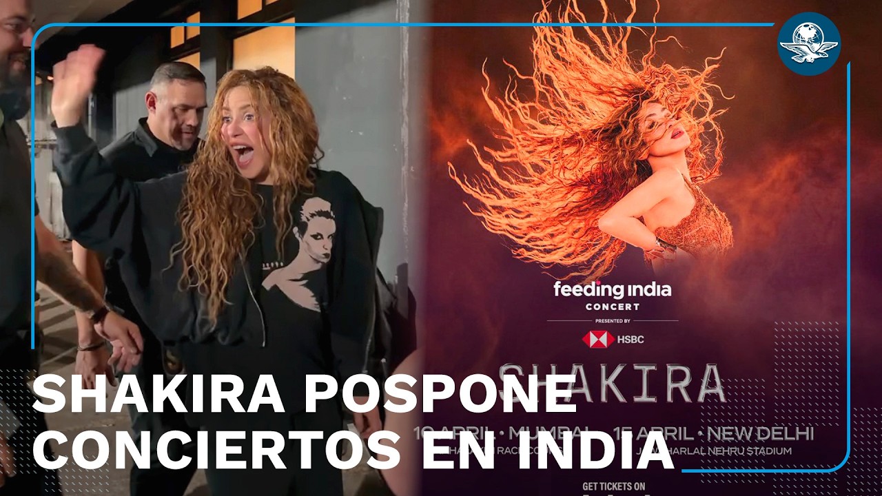 Shakira pospone shows en India por conflicto global