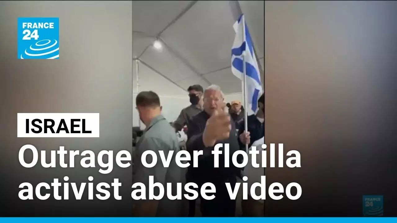 Footage of Ben-Gvir before detained activists
