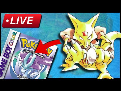 LIVE: Pokemon Crystal: Kadabra Only Solo Run