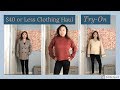 Fall And Winter Clothing Haul Try On