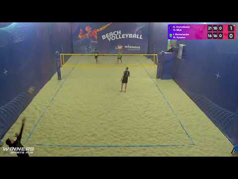 14:00 D. Svyrydenko / O. Bilyk - I. Romanenko / M. Kyselov 22.04.2023 | Winners Beach Volleyball
