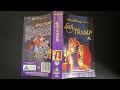 Opening Closing To Lady And The Tramp 1990 VHS UK