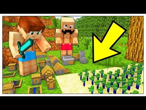10.000 MINI ZOMBIE CONTRO IL NOSTRO MINI VILLAGGIO! - Minecraft ITA