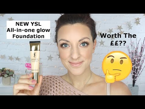 NEW YSL All in one glow foundation review