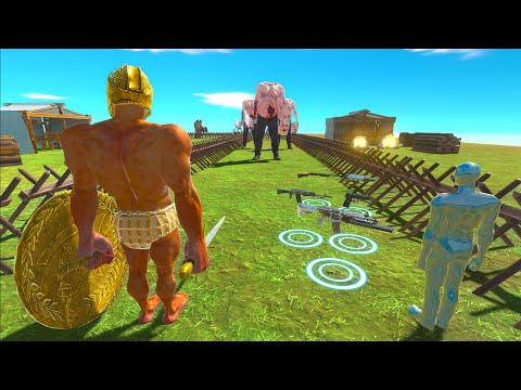 FPS Avatar and Achilles Rescue Mission Death Run - Animal Revolt Battle Simulator