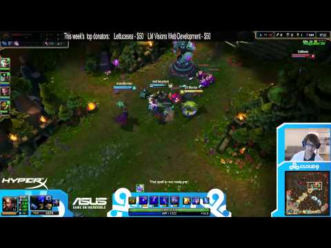 C9 Bischu Nidalee vs Zed [Diamond 1 Ranked solo queue mid